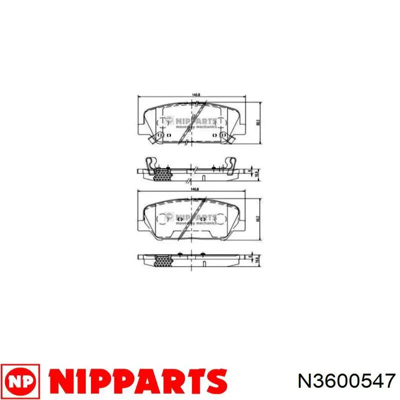 Колодки Honda 45022TGHA01 цена, от 59.43 USD