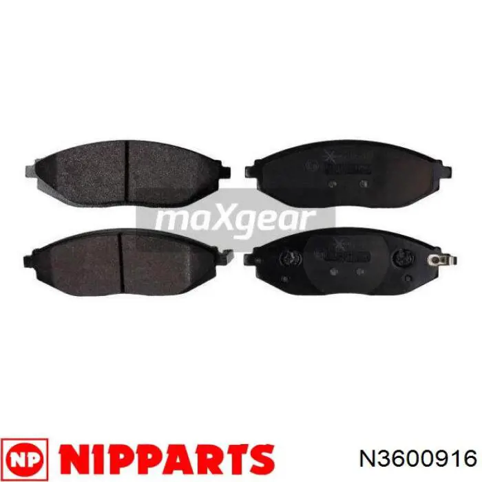Колодки Nipparts N3600916 цена, от 23.01 USD