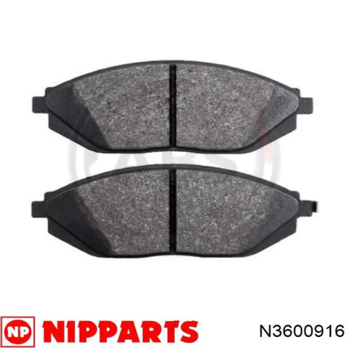 Купить N3600916 Nipparts Колодки тормозные