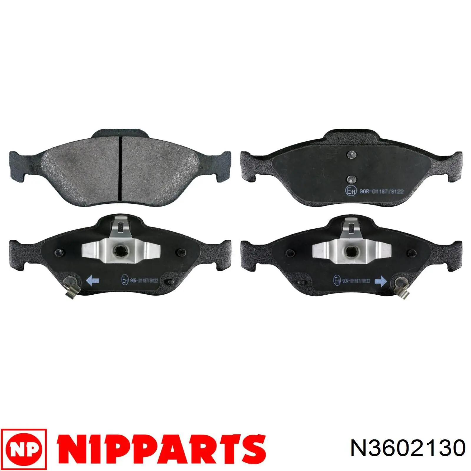 Купить N3602130 Nipparts Колодки тормозные
