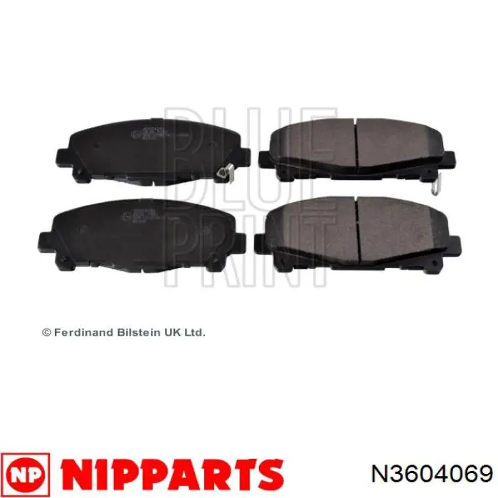 Колодки Nipparts N3604069 цена, от 19.27 USD