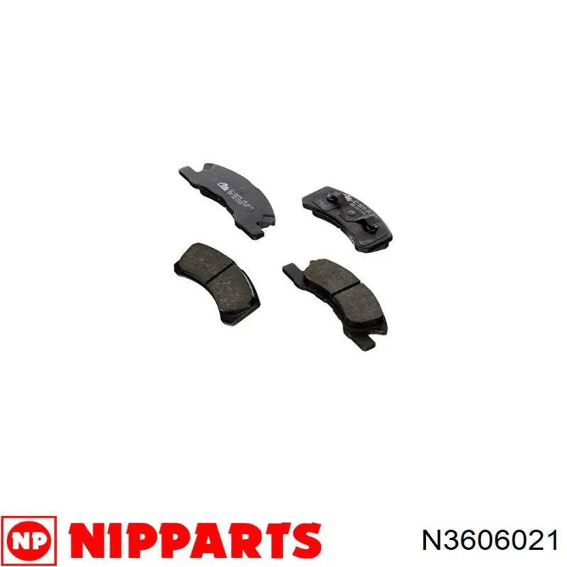 Купить N3606021 Nipparts Колодки тормозные