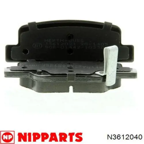Задние тормозные колодки N3612040 Nipparts
