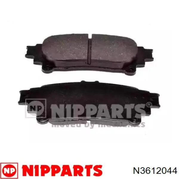 Задние тормозные колодки N3612044 Nipparts