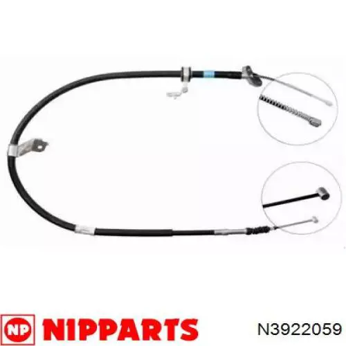 Трос ручника N3922059 Nipparts