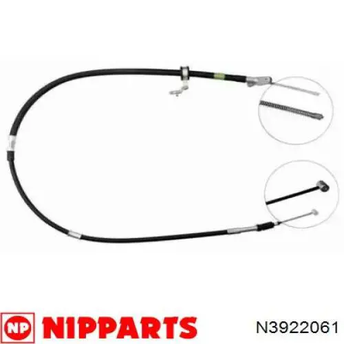 Трос ручника N3922061 Nipparts