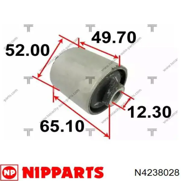 Сайлентблок заднего продольного нижнего рычага Kautek SZBS016 цена, от 6.41 USD