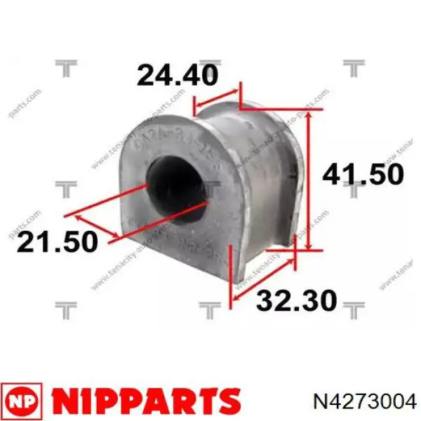 Втулка переднего стабилизатора N4273004 Nipparts