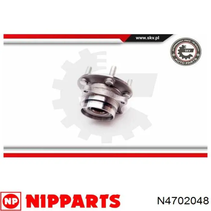 Комплект подшипника ступицы колеса Nipparts N4702048 цена, от 25.10 USD