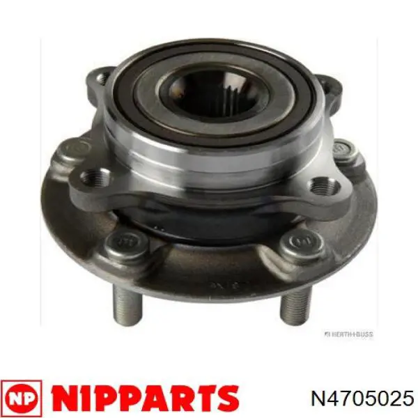 Ступицы передних колес Nipparts N4705025 цена, от 71.40 USD