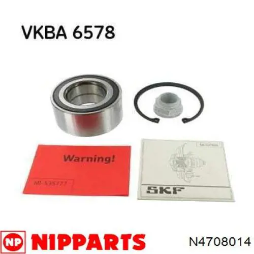 Комплект подшипника ступицы колеса Nipparts N4708014 цена, от 39.86 USD