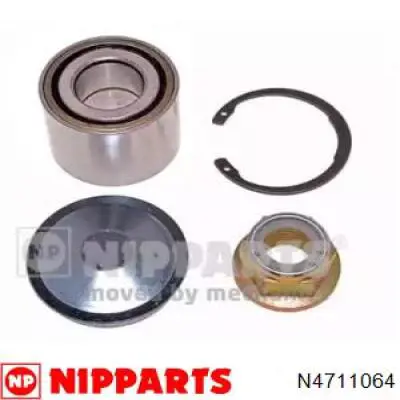 Cojinete de rueda trasero N4711064 Nipparts