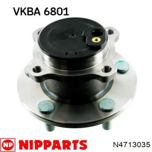 Ступицы задних колес Nipparts N4713035 цена, от 70.64 USD