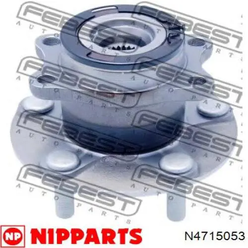 Ступицы задних колес Nipparts N4715053 цена, от 64.94 USD