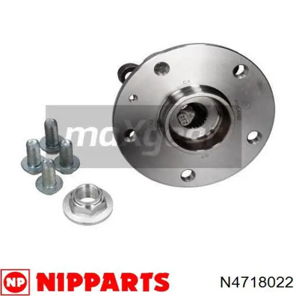 Ступицы задних колес Nipparts N4718022 цена, от 64.83 USD