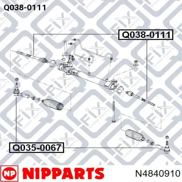 Рулевая тяга 0920007 Opel
