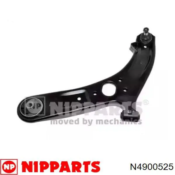 N4900525 Nipparts braço oscilante inferior esquerdo de suspensão dianteira