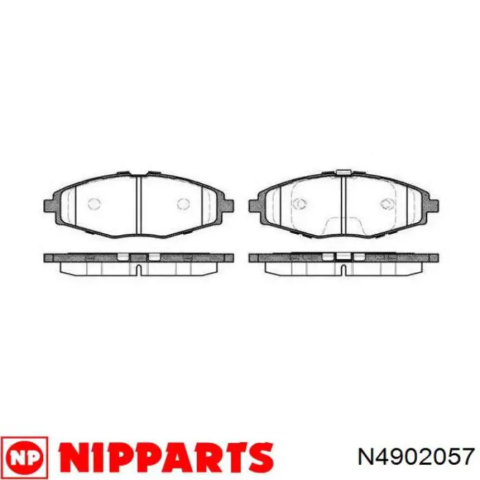 Левый рычаг передней нижней подвески Nipparts N4902057 цена, от 137.11 USD