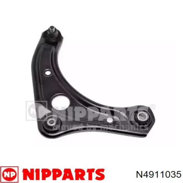 N4911035 Nipparts braço oscilante inferior direito de suspensão dianteira