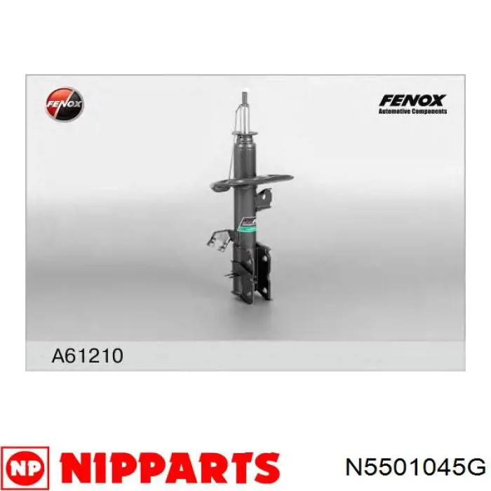 Амортизатор передней подвески левой Nipparts N5501045G цена, от 42.62 USD
