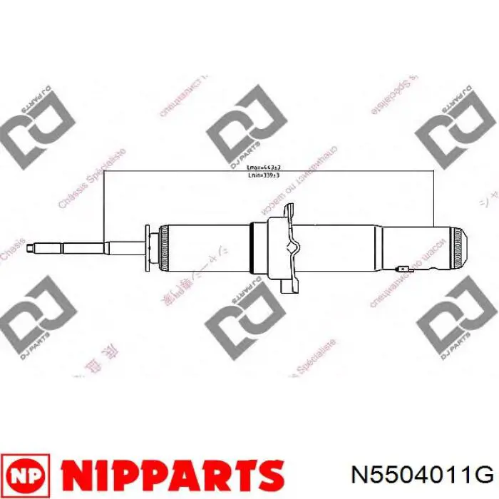 Стойка амортизатора передняя Kamoka 2000711 цена, от 27.47 USD