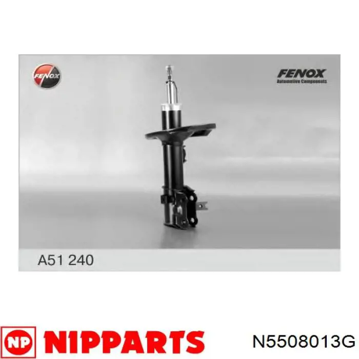 Амортизатор передней подвески левой Nipparts N5508013G цена, от 28.55 USD