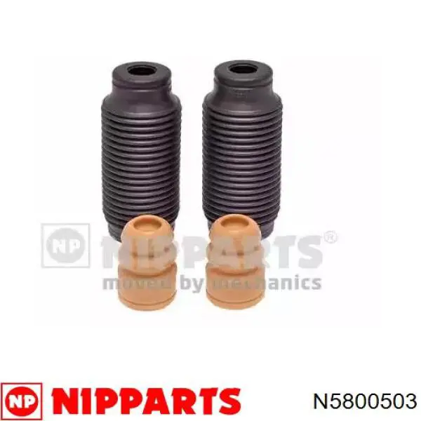 N5800503 Nipparts pára-choque (grade de proteção de amortecedor dianteiro + bota de proteção)