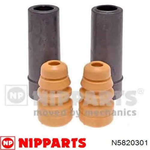 Tope de amortiguador trasero, suspensión + fuelle N5820301 Nipparts