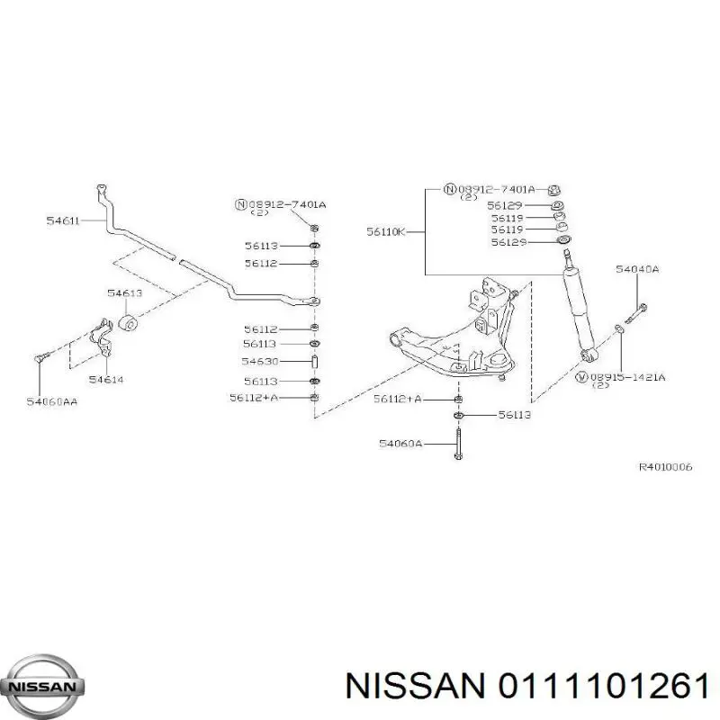  0111101261 Nissan