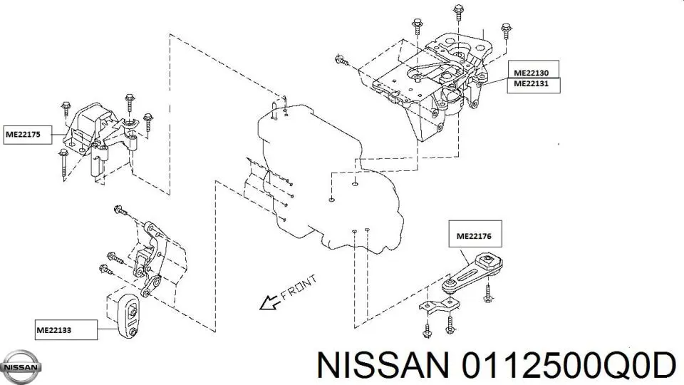 0112500Q0D Nissan 