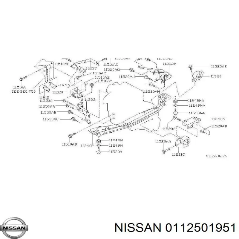  0112501951 Nissan