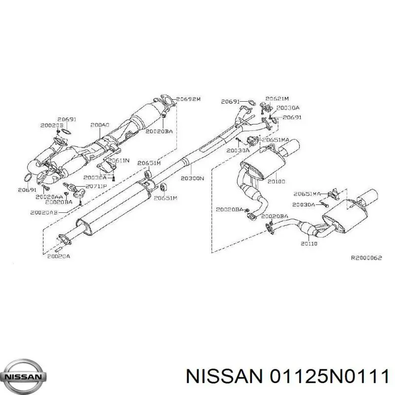 Купить 01125N0111 Nissan/Infiniti 