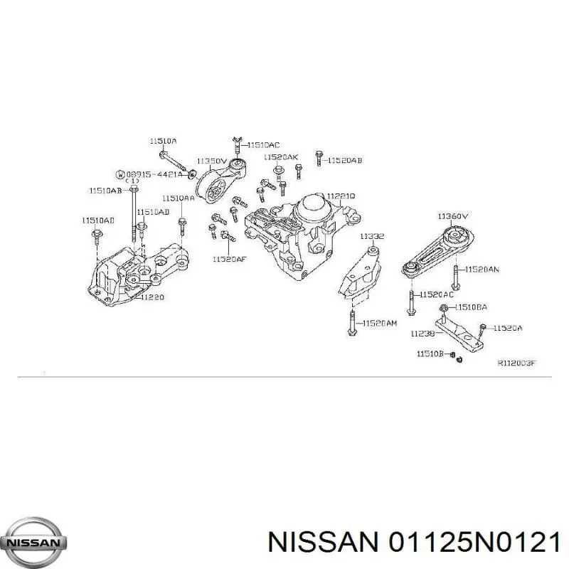 01125N0121 Nissan/Infiniti 