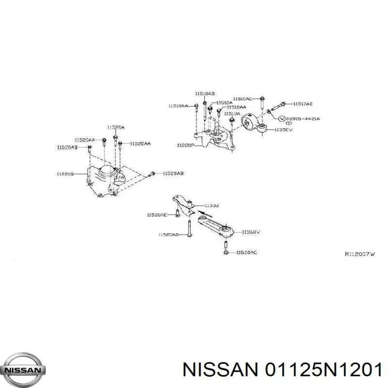 01125N1201 Nissan/Infiniti 