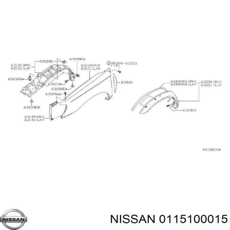  0115100015 Nissan