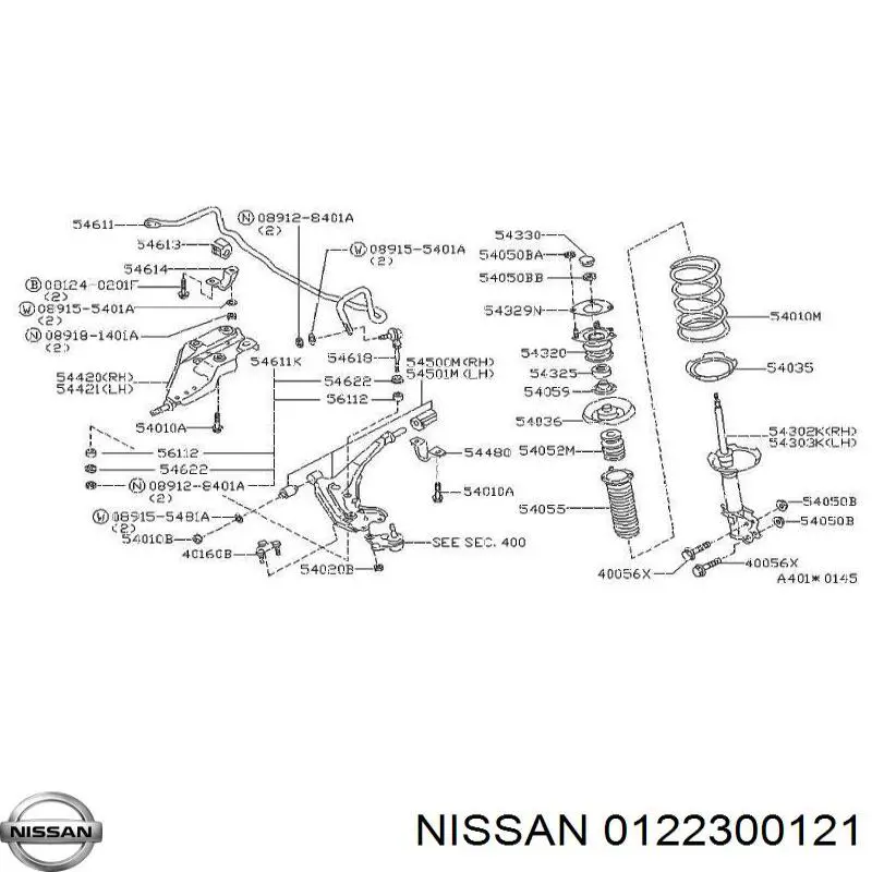 Купить 0122300121 Nissan/Infiniti 