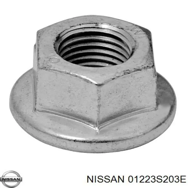 01223S203E Nissan гайка заднего нижнего рычага эксценрическая (развала)