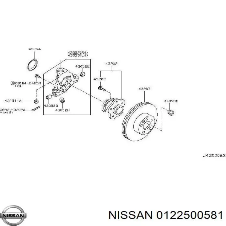  Nissan/Infiniti 0122500581 цена, от 14.89 USD