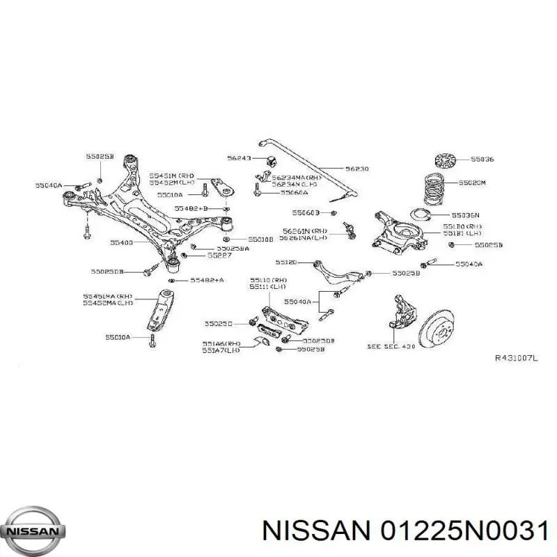  01225N0031 Nissan