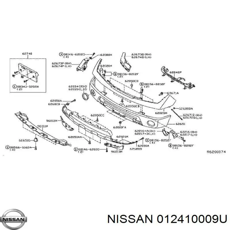  012410009U Nissan