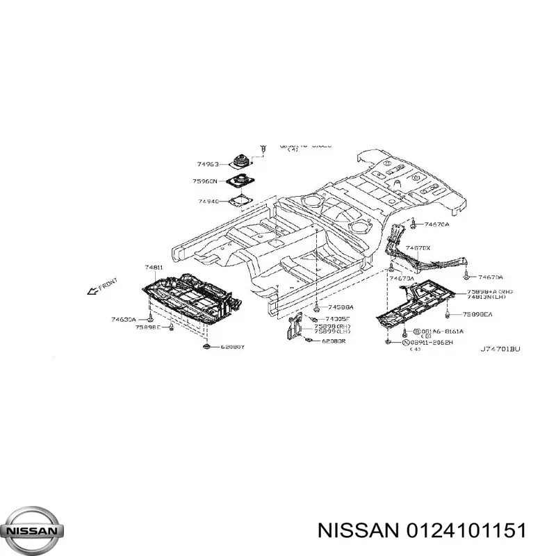 Купить 0124101151 Nissan/Infiniti 