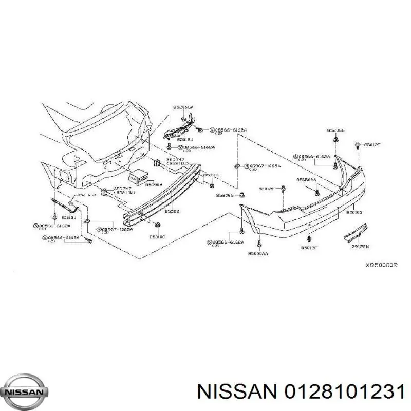 Купить 0128101231 Nissan/Infiniti 