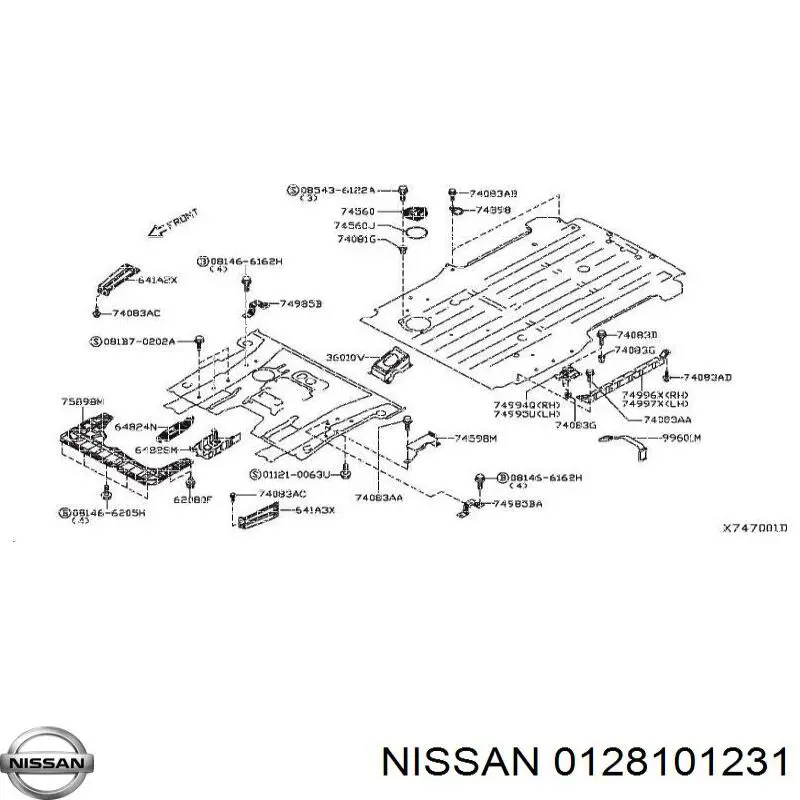 0128101231 Nissan/Infiniti 
