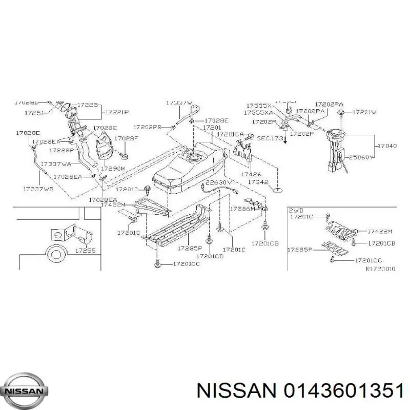  Nissan/Infiniti 0143601351 цена, от 6.64 USD