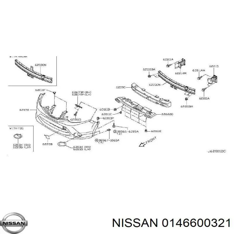  0146600321 Nissan