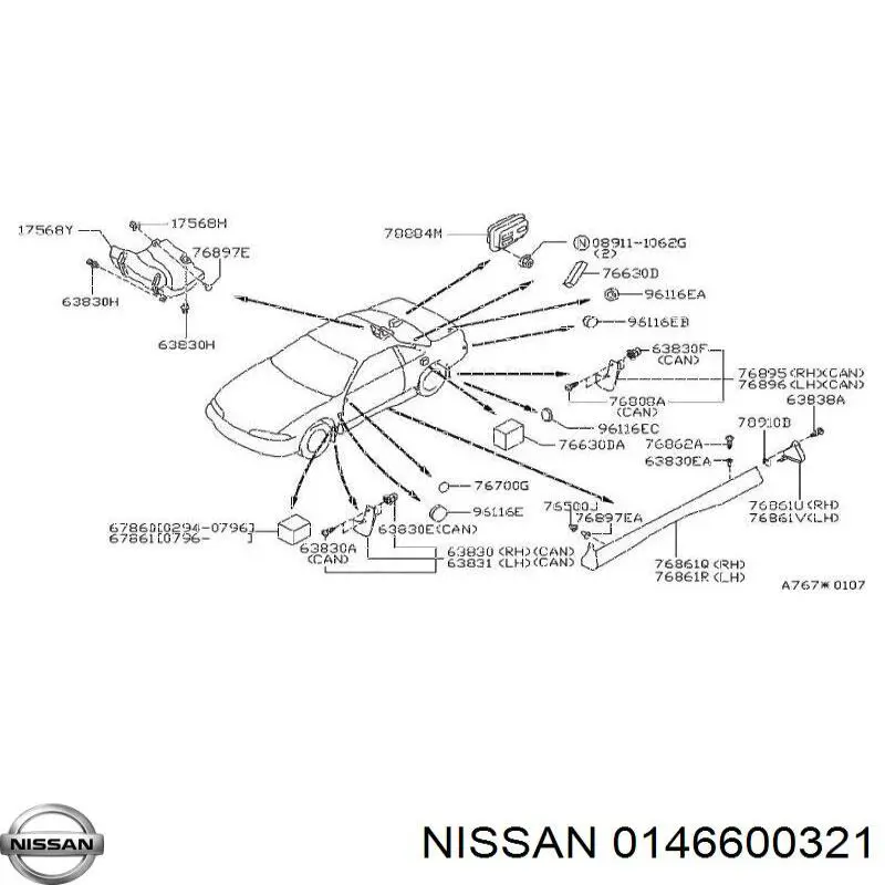 Купить 0146600321 Nissan/Infiniti 