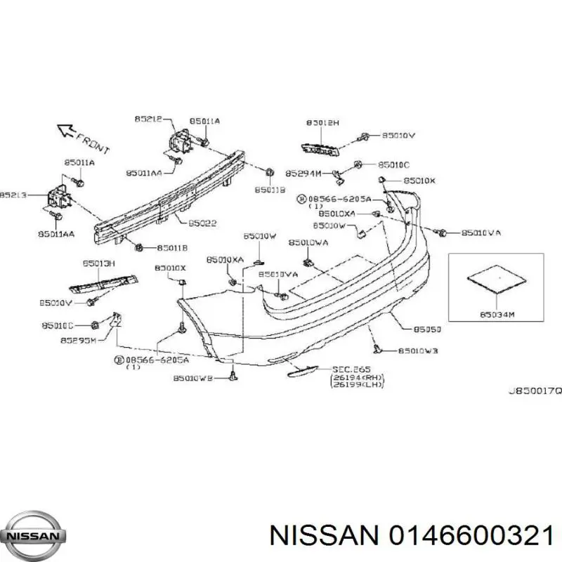  Nissan/Infiniti 0146600321 цена, от 0.94 USD
