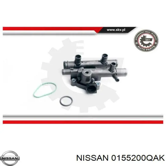 Термостат в корпусе Nissan/Infiniti 0155200QAK цена, от 19.72 USD