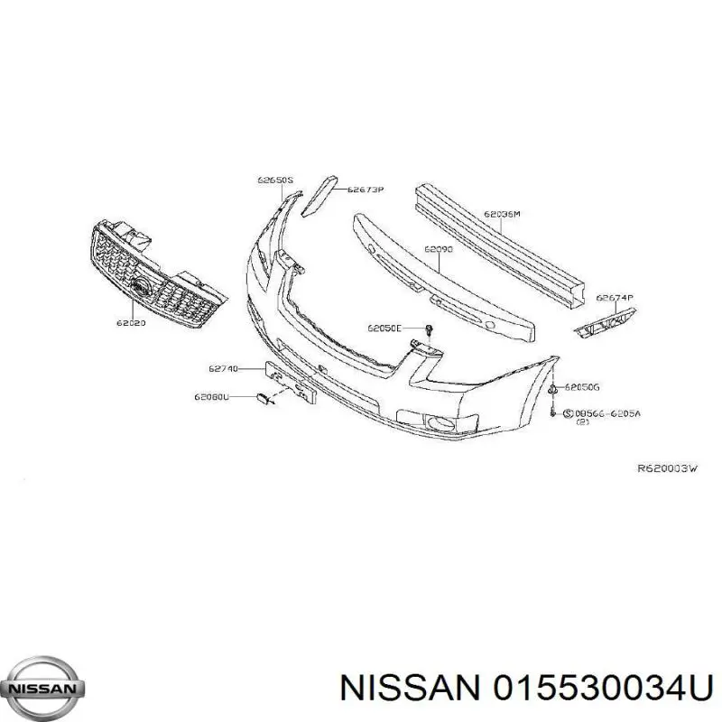  015530034U Nissan