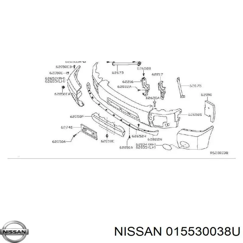  Nissan/Infiniti 015530038U цена, от 0.68 USD